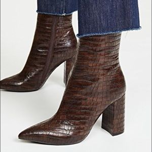 NEW Jeffrey Campbell Siren 3 Booties in Black Croc